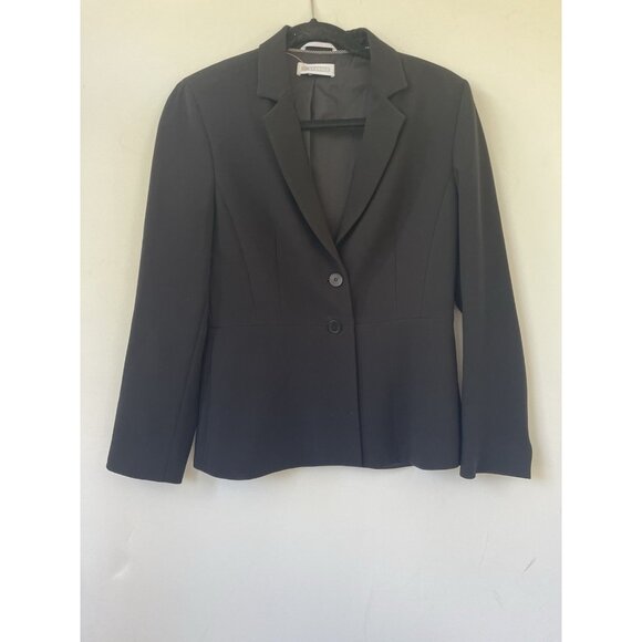 St. Emile Women’s Black Pantsuit Blazer Jacket & Trousers Set Size 6 Two-Button - Picture 13 of 14